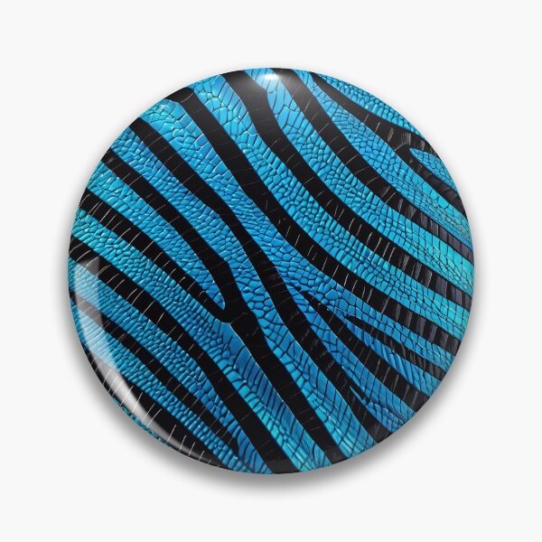 Item preview, Abstract Blue Zebra Skin Pattern designed and sold by TheArtOfPat.