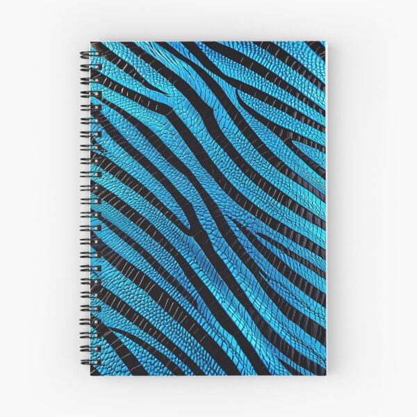 Item preview, Abstract Blue Zebra Skin Pattern designed and sold by TheArtOfPat.