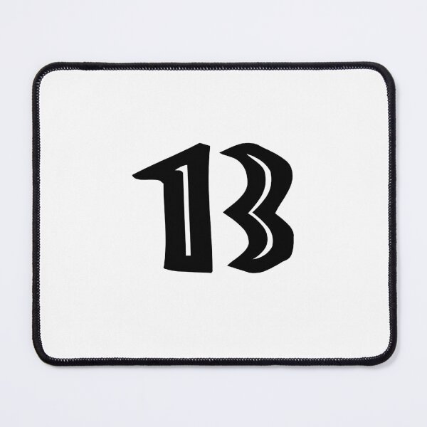 Item preview, 13, thirteen, black, tribal, african designed and sold by Numbers-Art.