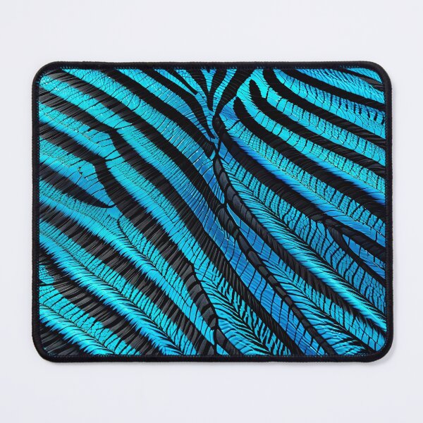 Item preview, Abstract Blue Zebra Skin Pattern designed and sold by TheArtOfPat.