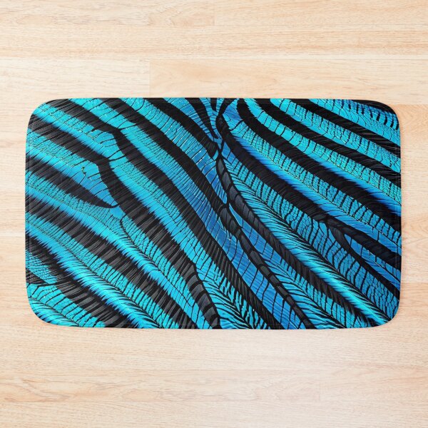 Item preview, Abstract Blue Zebra Skin Pattern designed and sold by TheArtOfPat.