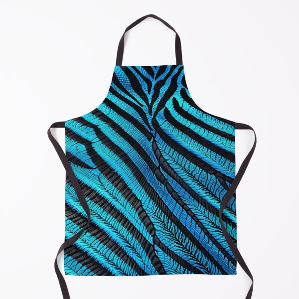 Item preview, Abstract Blue Zebra Skin Pattern designed and sold by TheArtOfPat.
