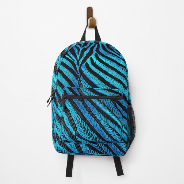 Item preview, Abstract Blue Zebra Skin Pattern designed and sold by TheArtOfPat.