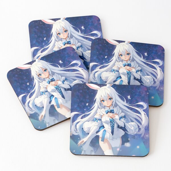 Item preview, Anime White Rabbit Girl designed and sold by Raging Woody Designs.