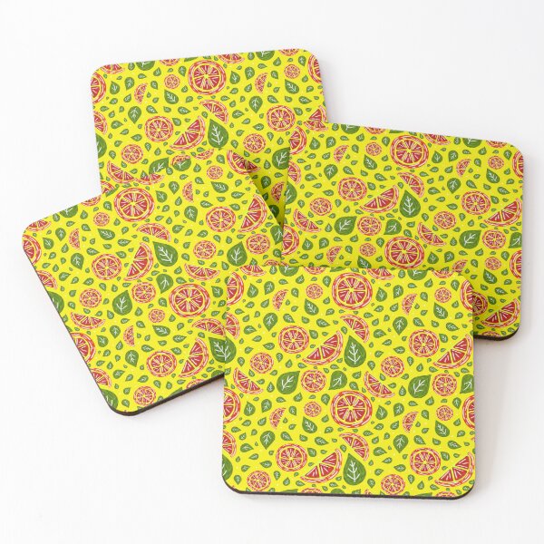 Item preview, Grapefruit - Citrus Pattern (Repeating) designed and sold by Nathifa Simon.