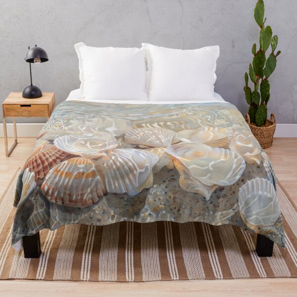 Item preview, Seashells In the Ocean Ripples. designed and sold by MargaretWiktor.