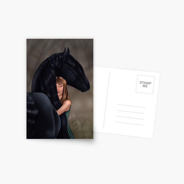 Item preview, Maiden and her Friesian designed and sold by nemo469.