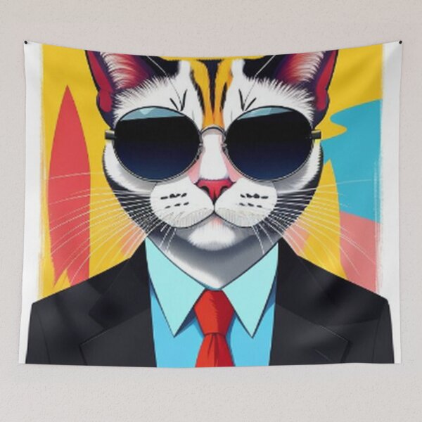 Artikelvorschau, Vintage Classic Player Big Boss Cat entworfen und verkauft von TheDarkWardrobe.