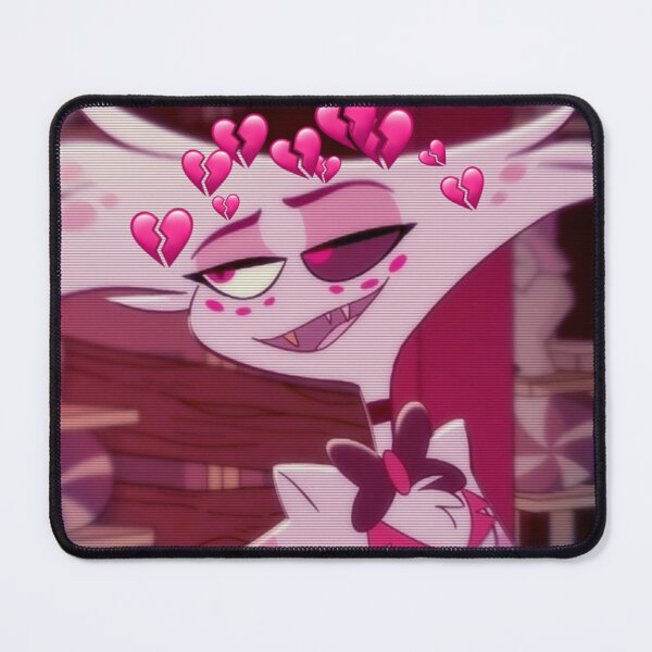 Item preview, Broken Heart Emoji Crown / "Snapchat"-like Angel Dust - Hazbin Hotel designed and sold by beautybones.
