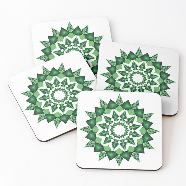 Item preview, Green Twelve-Pointed Starburst designed and sold by DHTDesigns.