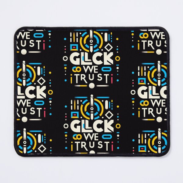 Item preview, In Glock We Trust - Stylish T-shirt Design for Gun Enthusiasts designed and sold by Gatsbird Design.