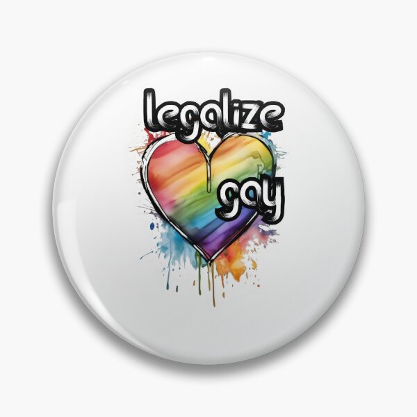 Item preview, Rainbow Heart: Legalize Gay designed and sold by MillennialVibe.