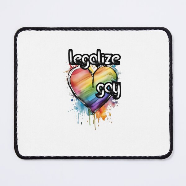 Item preview, Rainbow Heart: Legalize Gay designed and sold by MillennialVibe.