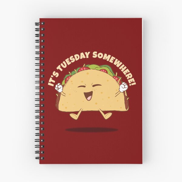 Item preview, Taco Tuesday - it's Tuesday somewhere (on dark colors) designed and sold by messy-nessie.