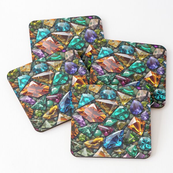 Item preview, Abstract Gemstone Camouflage Pattern designed and sold by TheArtOfPat.