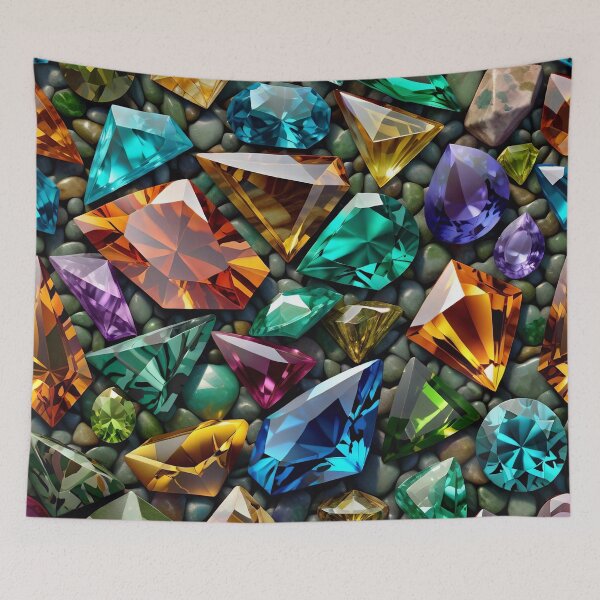 Item preview, Abstract Gemstone Camouflage Pattern designed and sold by TheArtOfPat.