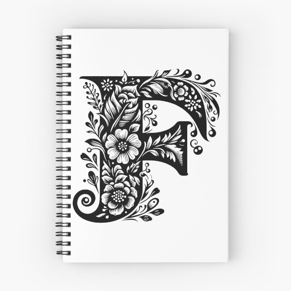 Item preview, Letter F decorative design designed and sold by stickysterscom.