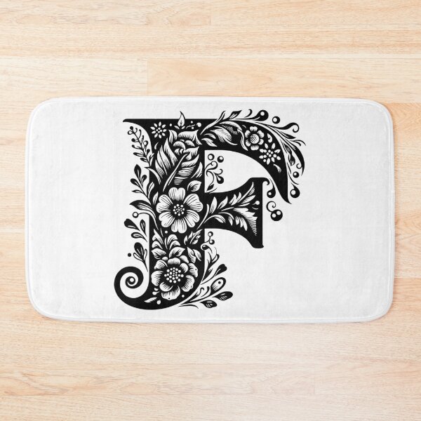 Item preview, Letter F decorative design designed and sold by stickysterscom.