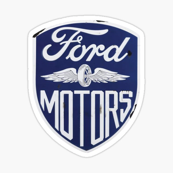 Item preview, Ford Motors Vintage Sign from a real sign designed and sold by PIXEL POP DESIGNS - Beyond the Norm!.
