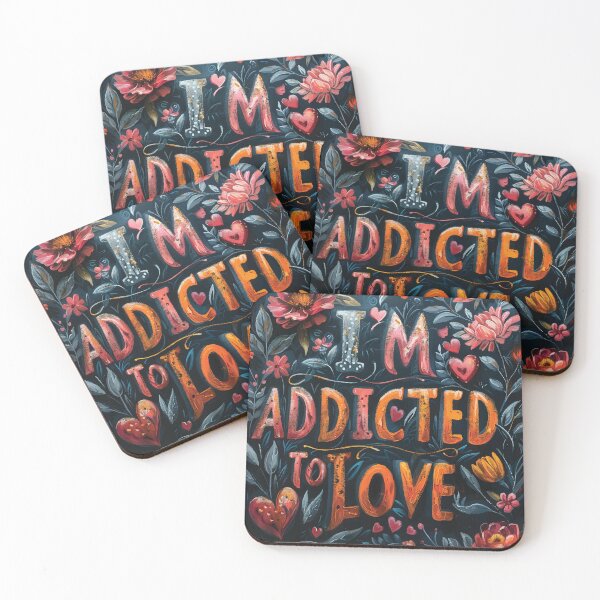 Item preview, Whimsical I'm Addicted To Love designed and sold by 89BLACK.