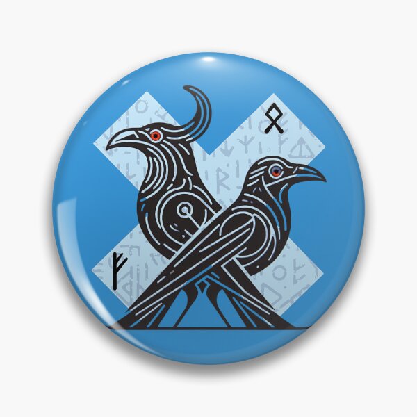Item preview, Odin's Ravens - Huginn and Muninn - Quest For Truth designed and sold by HausKatz.