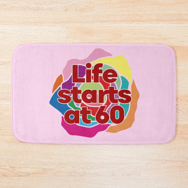 Item preview, Happy 60th Birthday - Life starts at 60  designed and sold by EunsooLee.