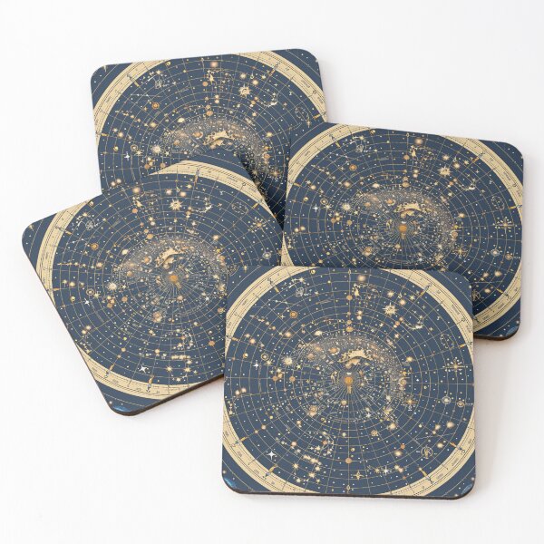 Item preview, A celestial map with zodiac constellations arranged in a circular pattern, Digital Printable Art,  designed and sold by kelvinmonye.