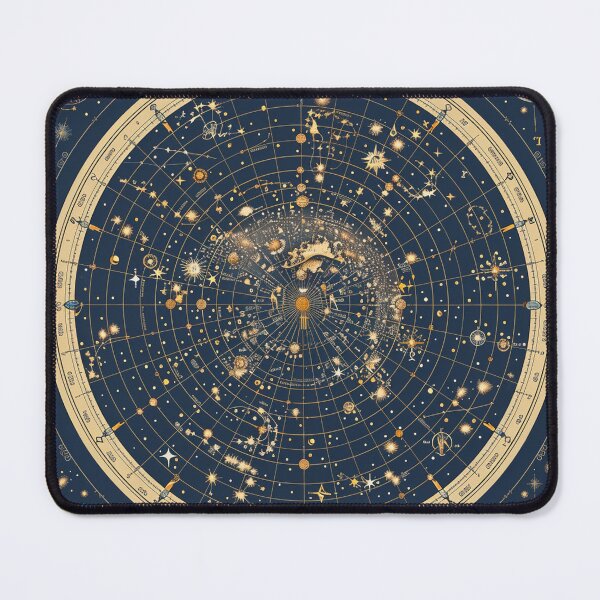 Item preview, A celestial map with zodiac constellations arranged in a circular pattern, Digital Printable Art, designed and sold by kelvinmonye.