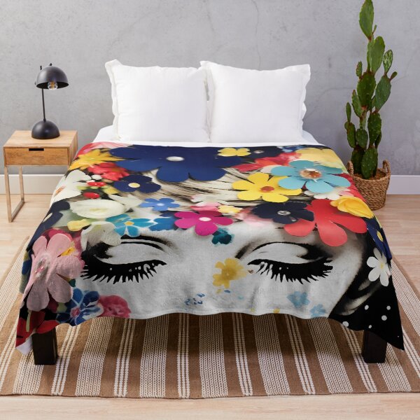 Item preview, Floral Facial Symphony designed and sold by DeMuurdecoratie.