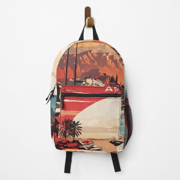 Item preview, Antalya Turkey Vintage Travel Poster designed and sold by TravelersGems.