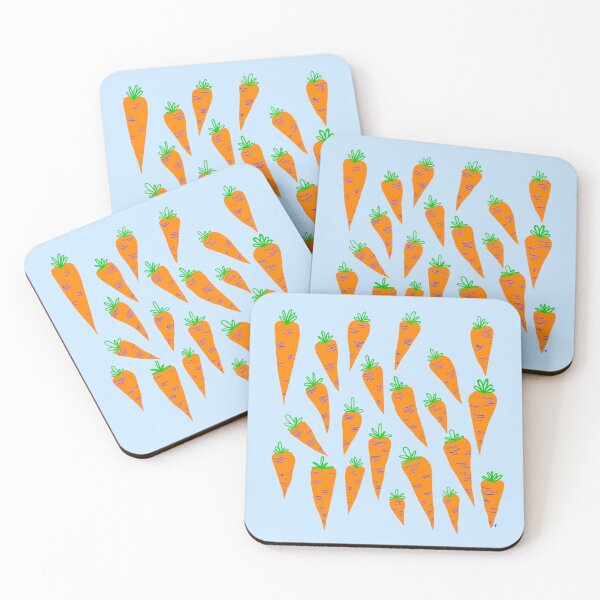 Item preview, Carrots! - Blue Background  designed and sold by The Abysmall.
