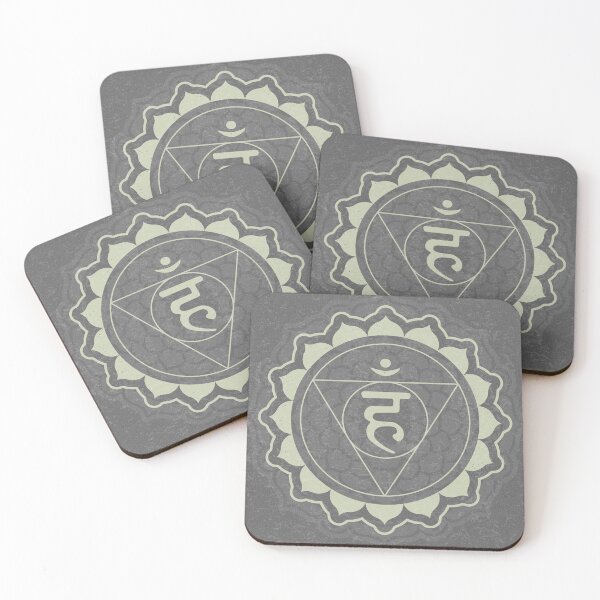 Item preview, Throat Chakra Mandala - Slate + Tea designed and sold by Irene Estelle.