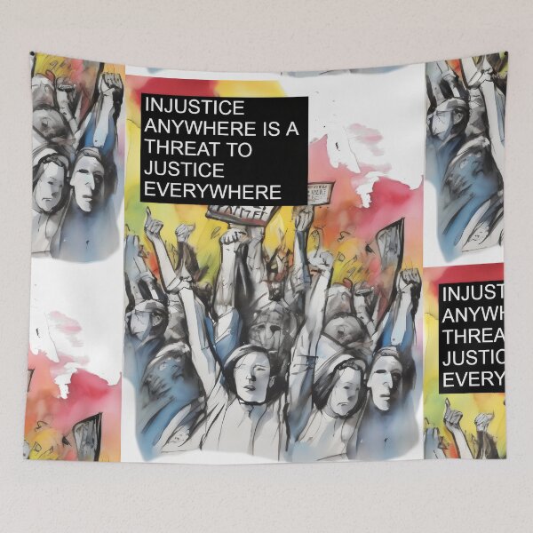 Item preview, Standing for Justice: United Against Injustice designed and sold by MillennialVibe.
