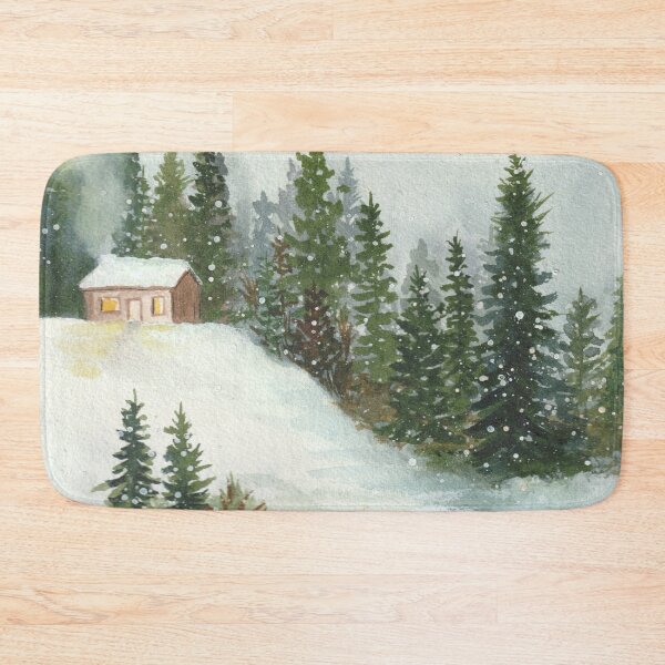 Item preview, Cabin in the snow designed and sold by Wendy Yutzy.