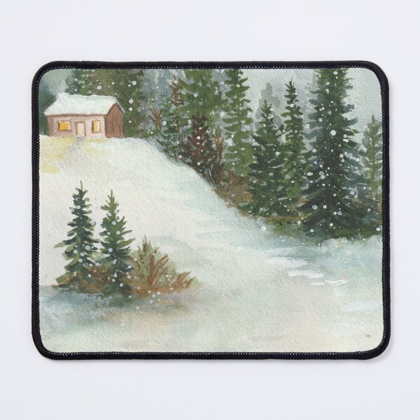 Item preview, Cabin in the snow designed and sold by Wendy Yutzy.