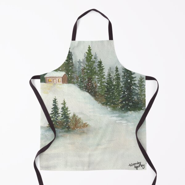 Item preview, Cabin in the snow designed and sold by Wendy Yutzy.