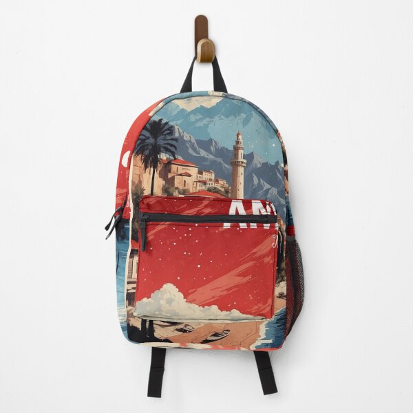 Item preview, Antalya Turkey Starry Night Vintage Travel Poster designed and sold by TravelersGems.