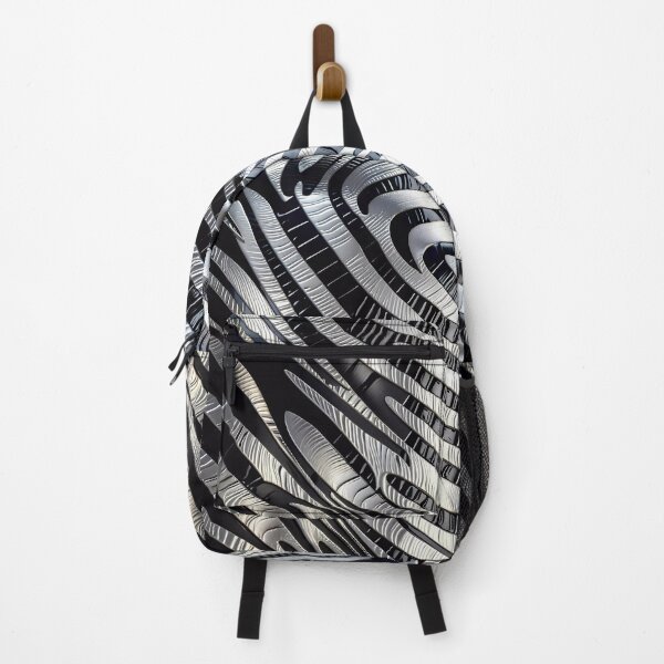 Item preview, Abstract Silver Zebra Skin Pattern designed and sold by TheArtOfPat.