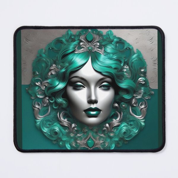Item preview, Ocean Green & Silver Lady designed and sold by DesignsByPrnces.