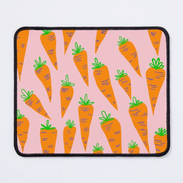 Item preview, Carrots! - Pink Background designed and sold by The Abysmall.