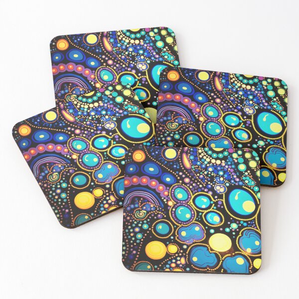 Item preview,  Colorful Cosmic Dance designed and sold by DeMuurdecoratie.