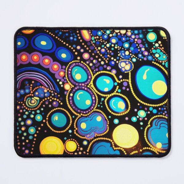 Item preview, Colorful Cosmic Dance designed and sold by DeMuurdecoratie.
