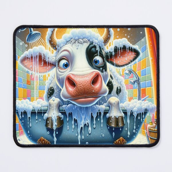 Item preview, Shower Spectacle - Cow's Colourful Bath Time Adventure designed and sold by Moo-larious Creations From Down Udder.