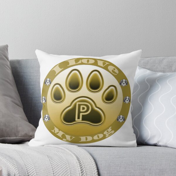 Item preview, Love Dog "P" designed and sold by RAA-Logo-Image.