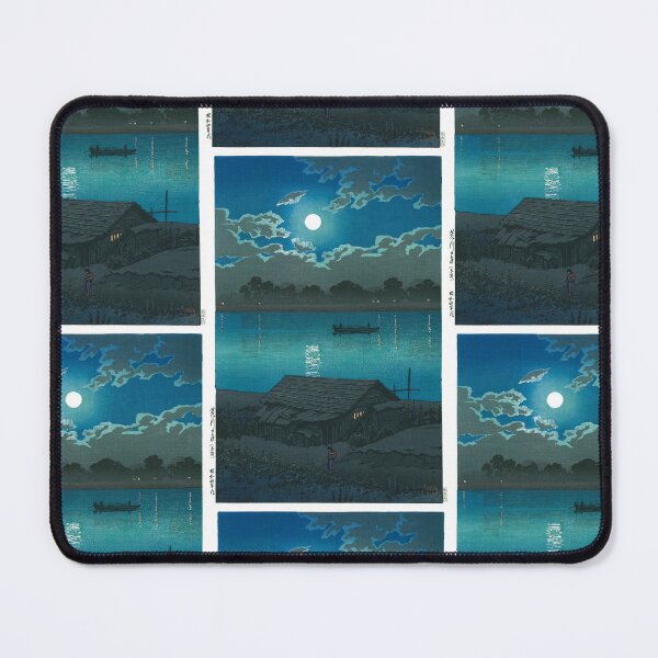 Item preview, Hasui Kawase Hasui Full Moon at Arakawa River designed and sold by TeeARTHY.