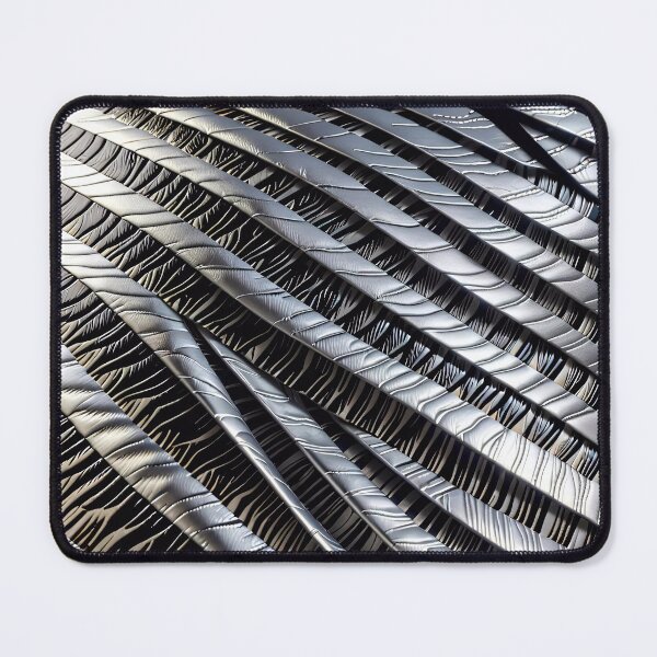 Item preview, Abstract Silver Zebra Skin Pattern designed and sold by TheArtOfPat.