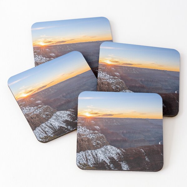 Item preview, Winter sunset on the Grand Canyon designed and sold by Tootalled Photography .