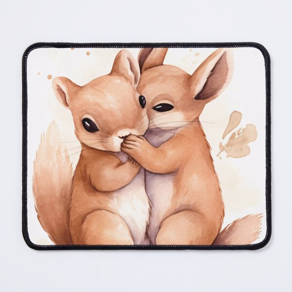 Item preview,  Embracing Squirrels designed and sold by DeMuurdecoratie.