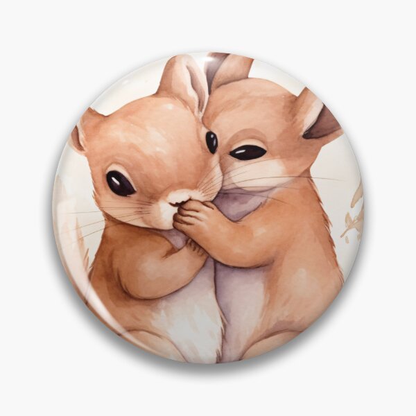 Item preview,  Embracing Squirrels designed and sold by DeMuurdecoratie.