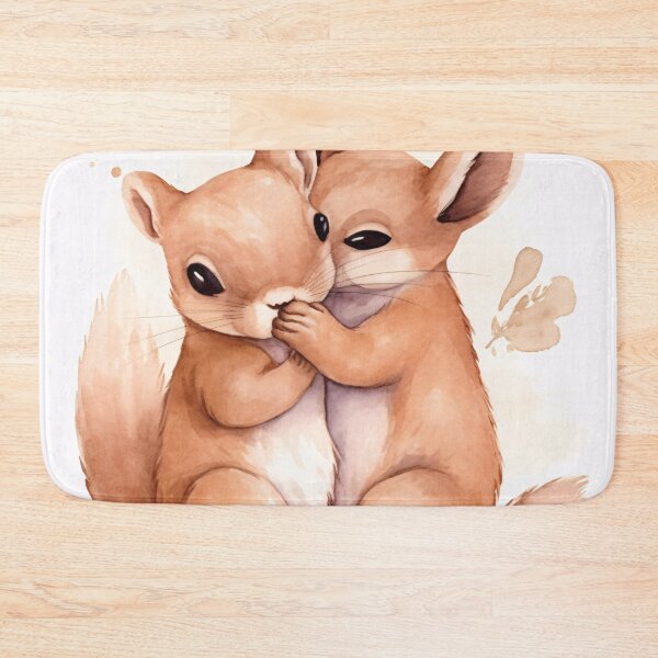 Item preview,  Embracing Squirrels designed and sold by DeMuurdecoratie.